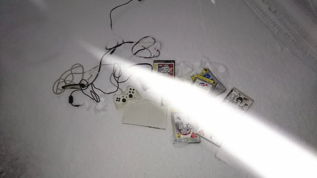 心霊写真？白い光