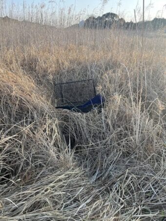 フェレットと一緒に捨てられてたケージ