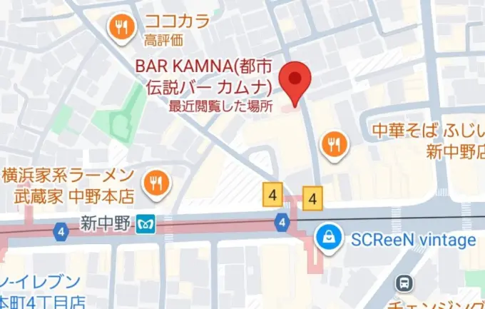 カムナバー地図